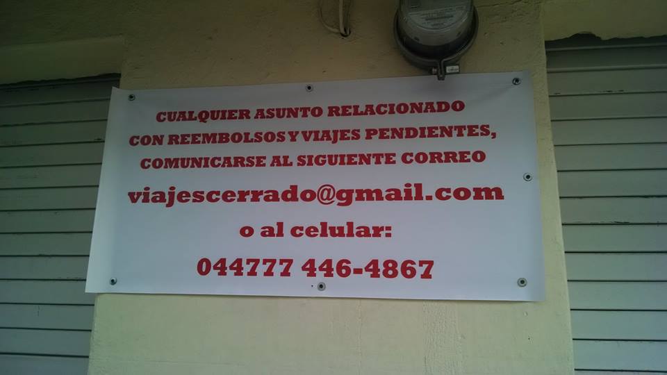 Letrero en la fachada