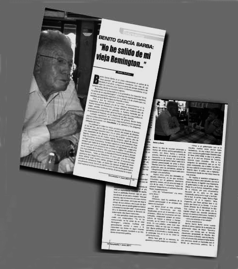 Benito en la entrevista de 2011