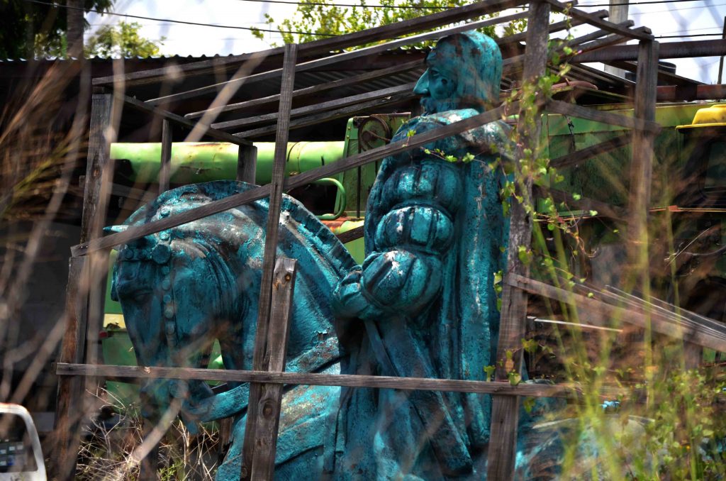 Escultura ecuestre de Hernán Cortés