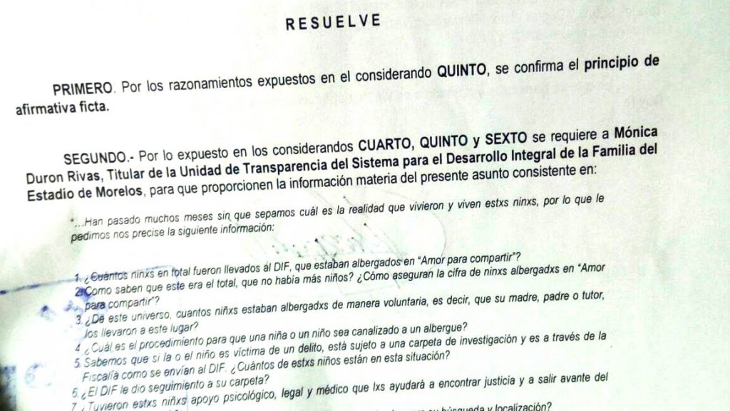 Resolutivo IMIPE