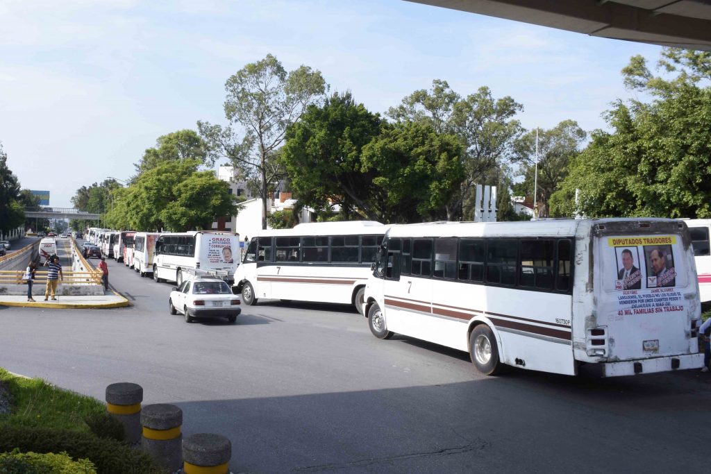 Rutas estacionadas