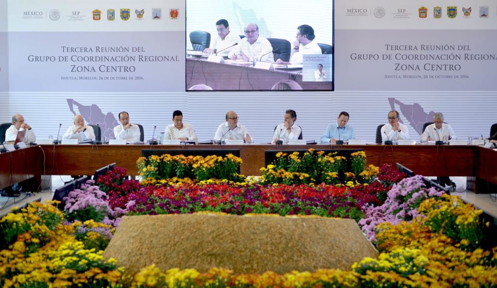 Tercera Reunión del Grupo de Coordinación Regional Zona Centro de la Conago-SEP