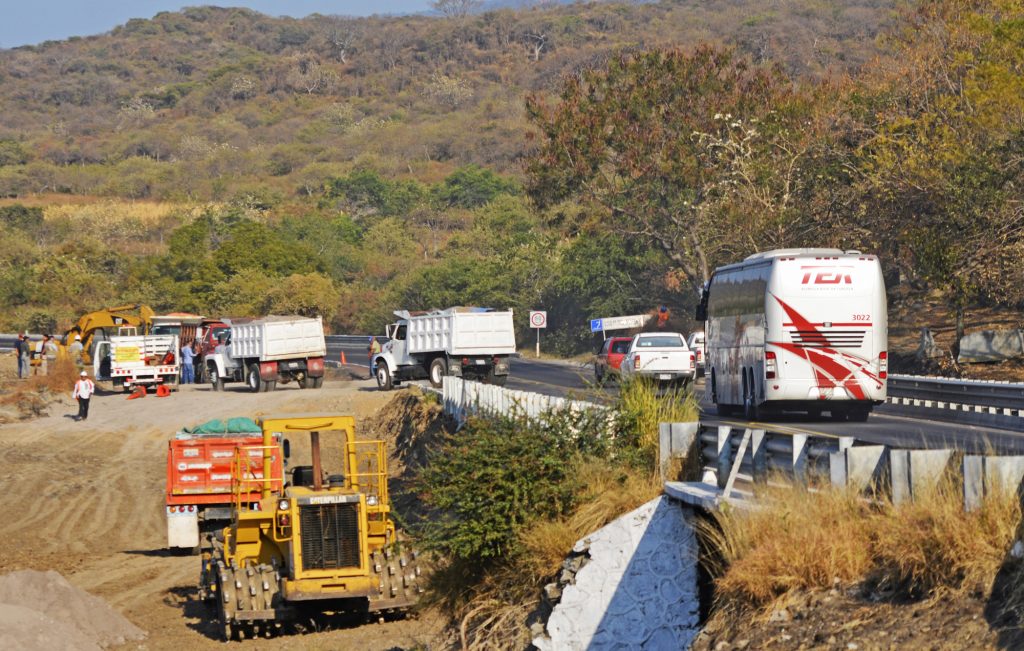 Obras de ampliación en el tramo carretero. Foto de archivo