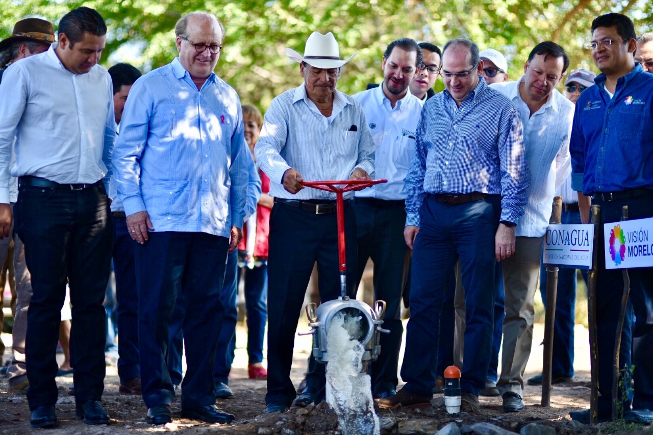 Modernizan gobierno de Morelos y Conagua sistema de riego para seis ejidos de Axochiapan