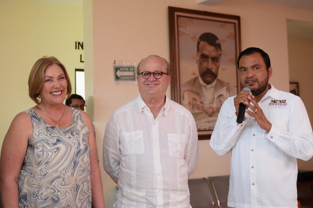 Inauguración del comedor comunitario Xaltetelco