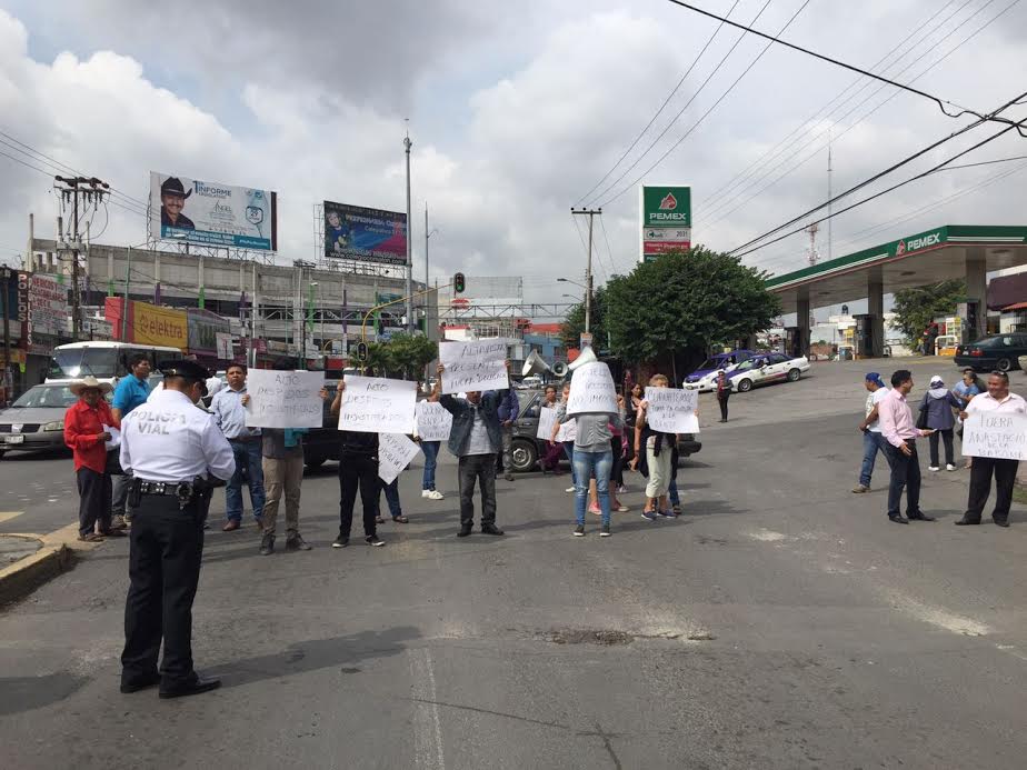 Bloqueo de vecinos de la Barona