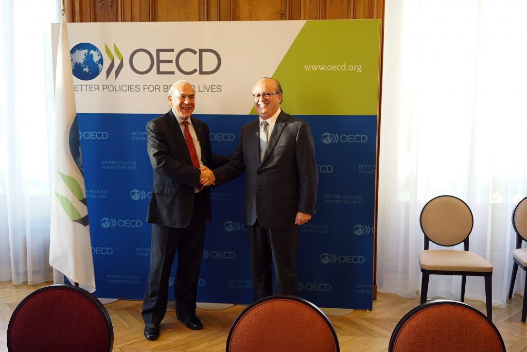 José Ángel Gurría y Graco Ramírez