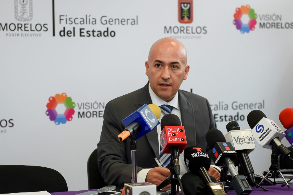 Conferencia de prensa de la FGE