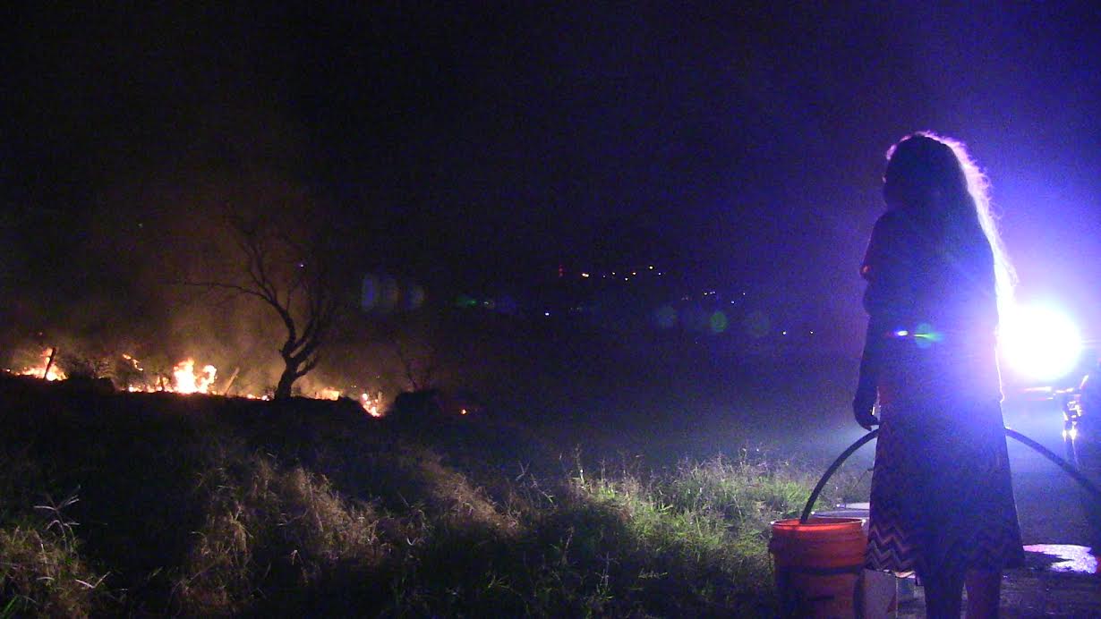 Consumen llamas diez mil metros de predio en Jiutepec