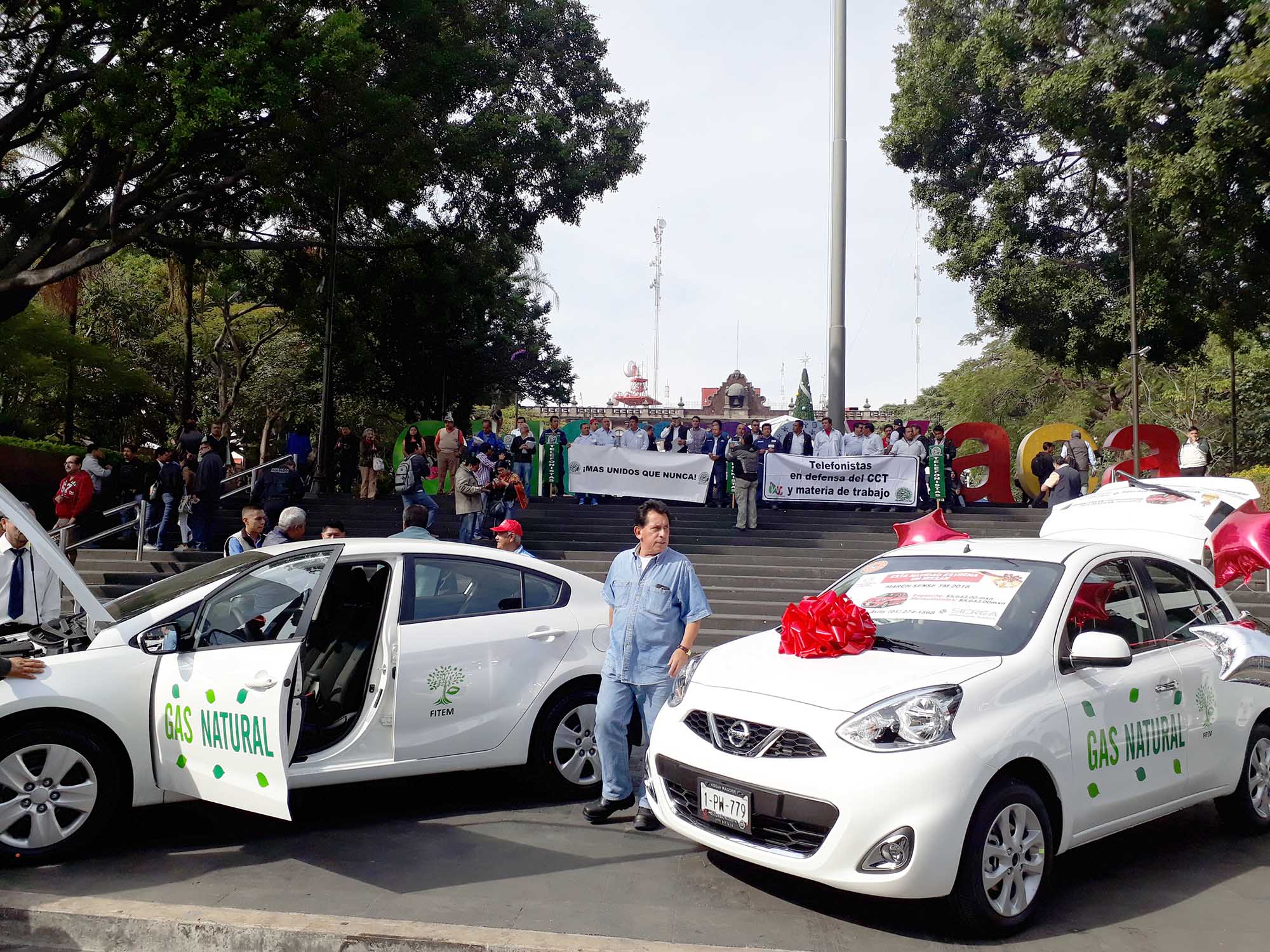 Presentan rutas 10 unidades que trabajan con gas natural