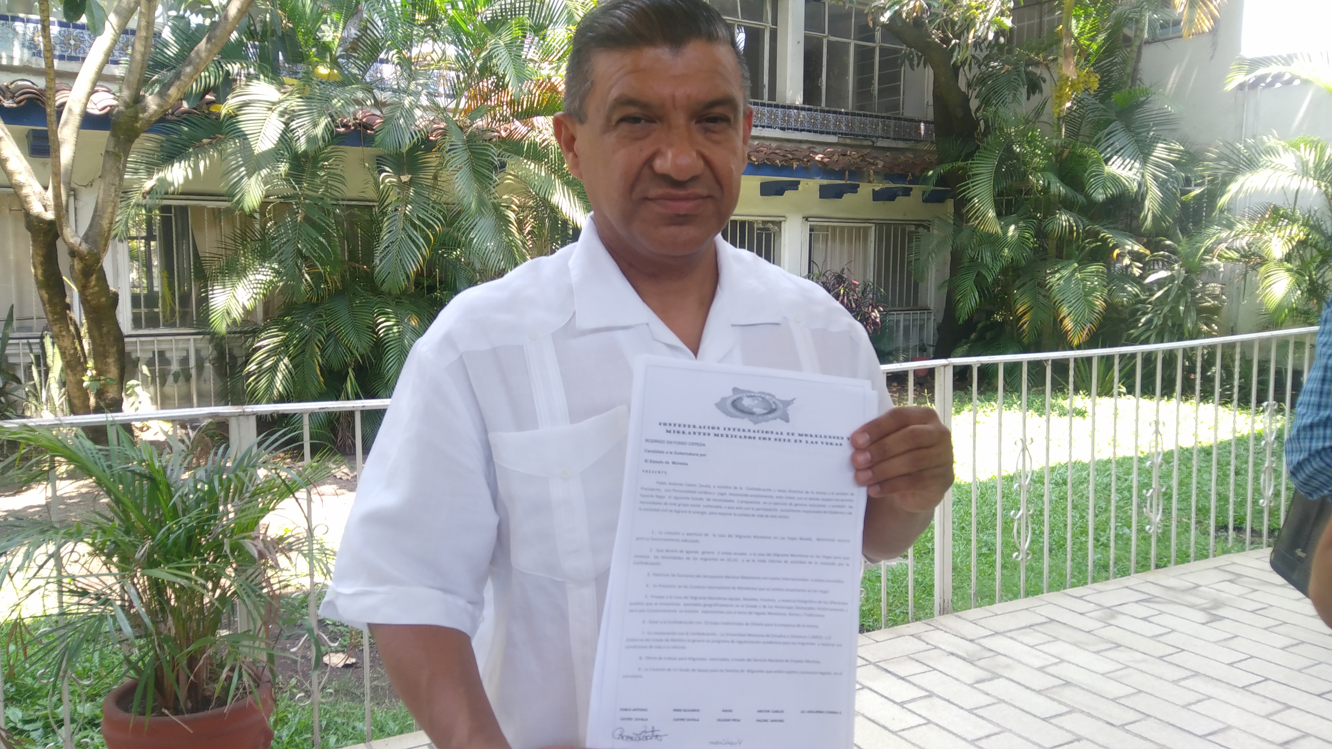 Demandan a candidatos a la gubernatura, la creación de la casa del migrante en las Vegas