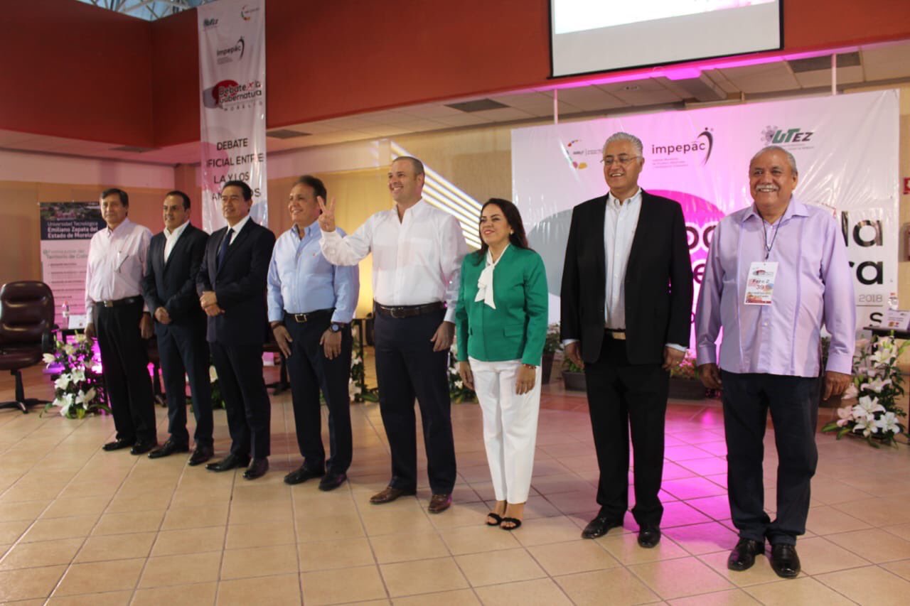 Este miércoles se llevará a cabo el segundo debate oficial entre los candidatos al gobierno del estado