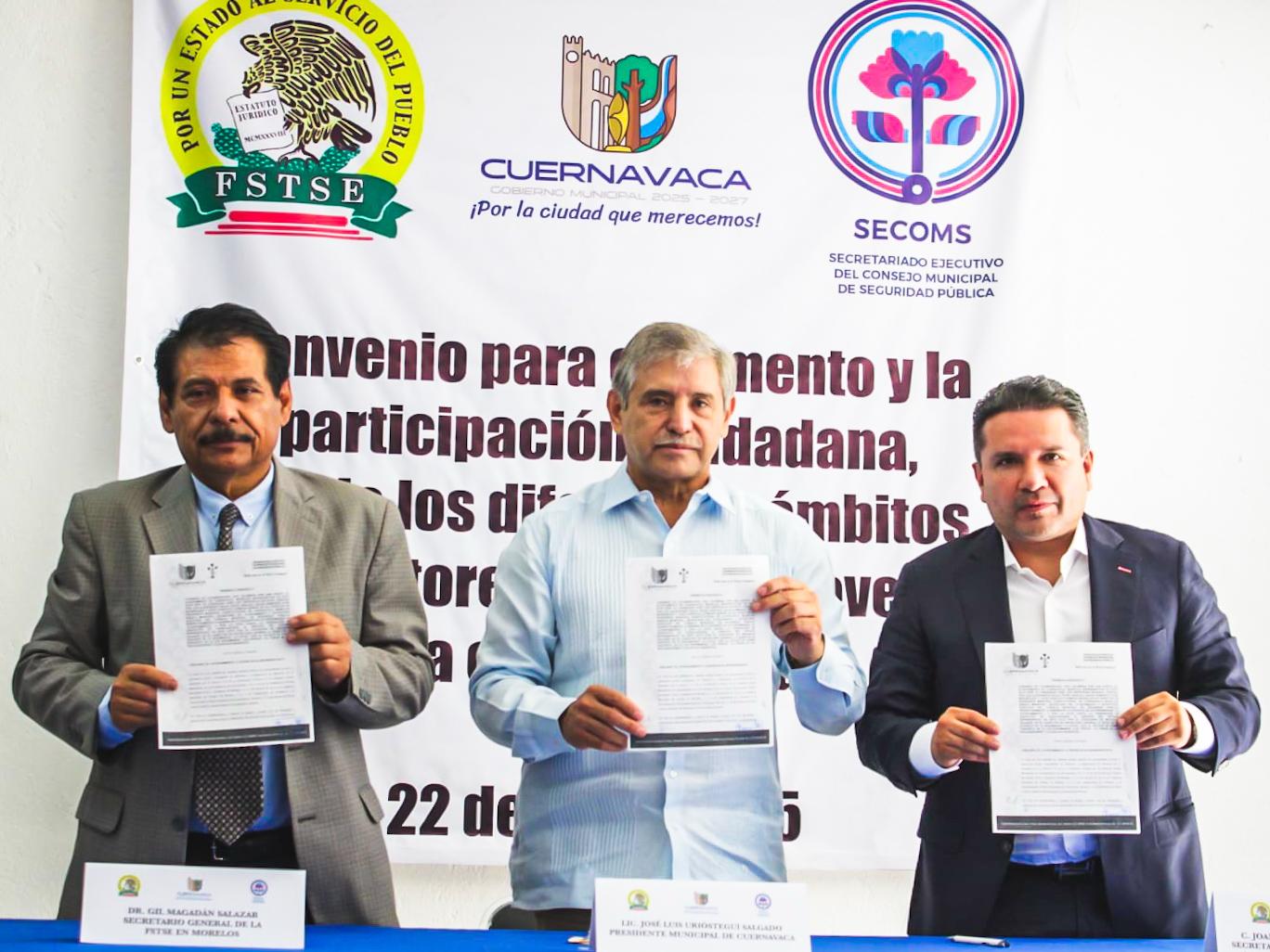 Cuernavaca firma convenio para fomentar la participación ciudadana en ...