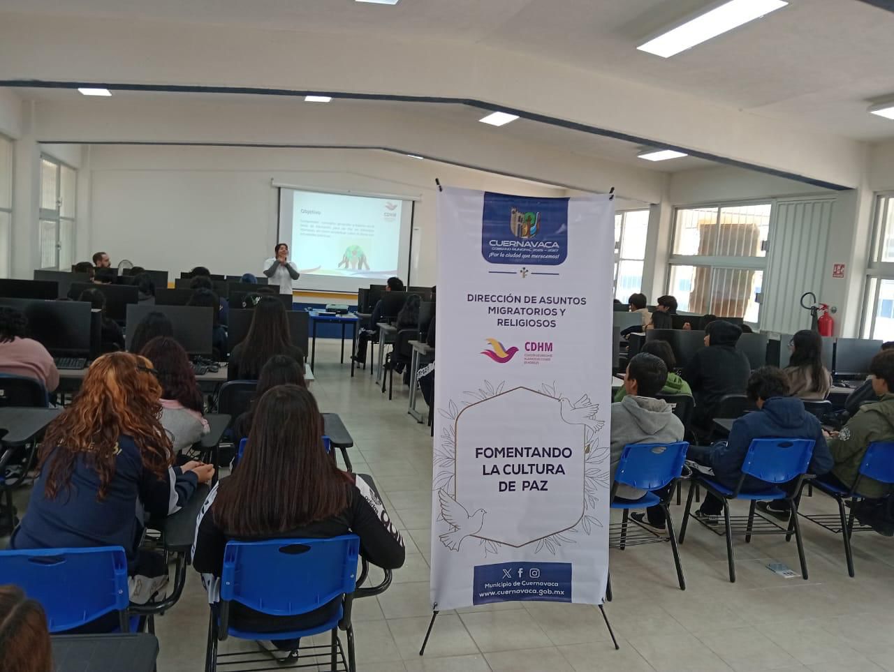 Cuernavaca imparte pláticas para promover la cultura de la paz – Conurbados