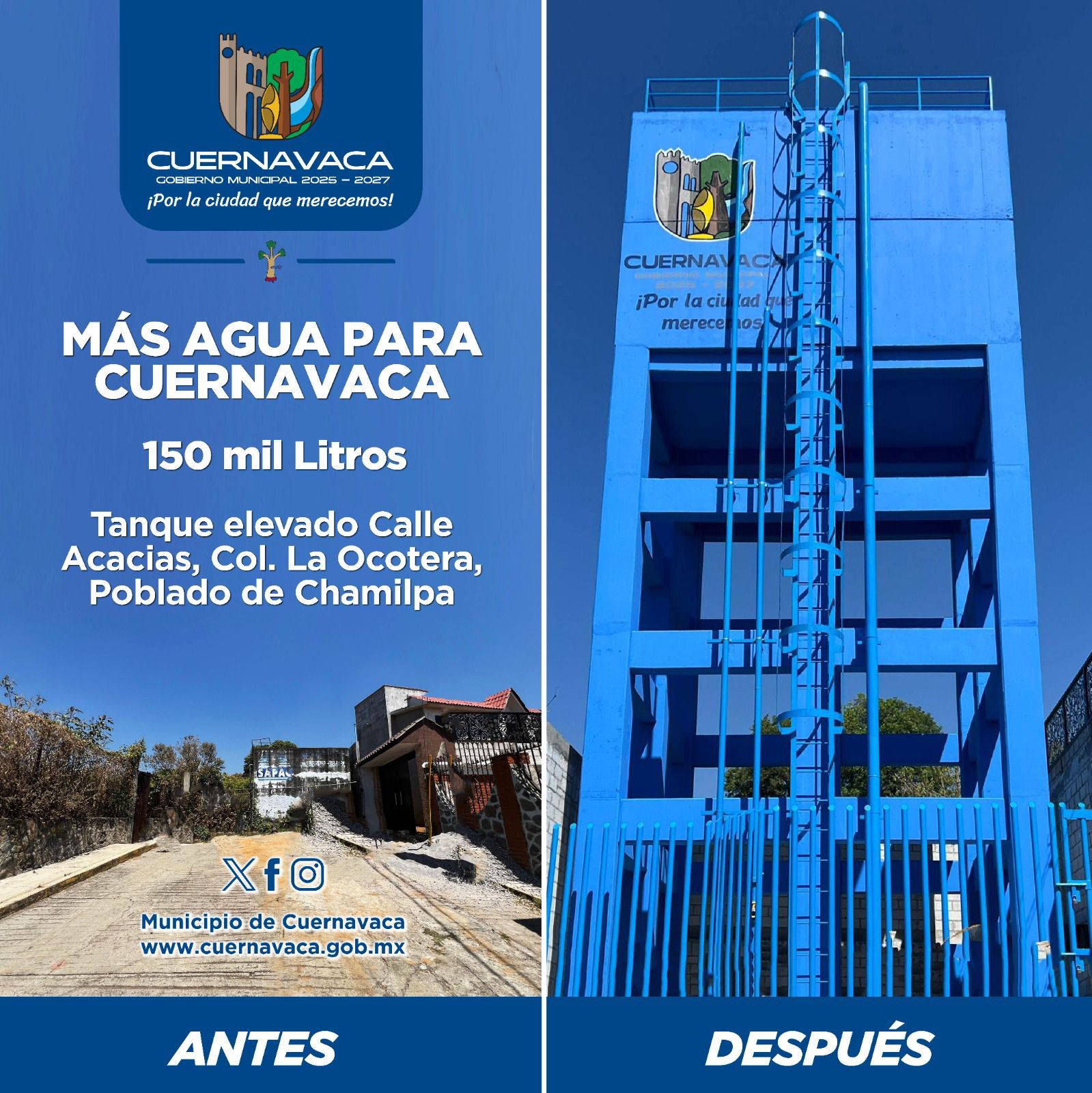 Cuernavaca avanza en la modernización del servicio de agua potable con ...